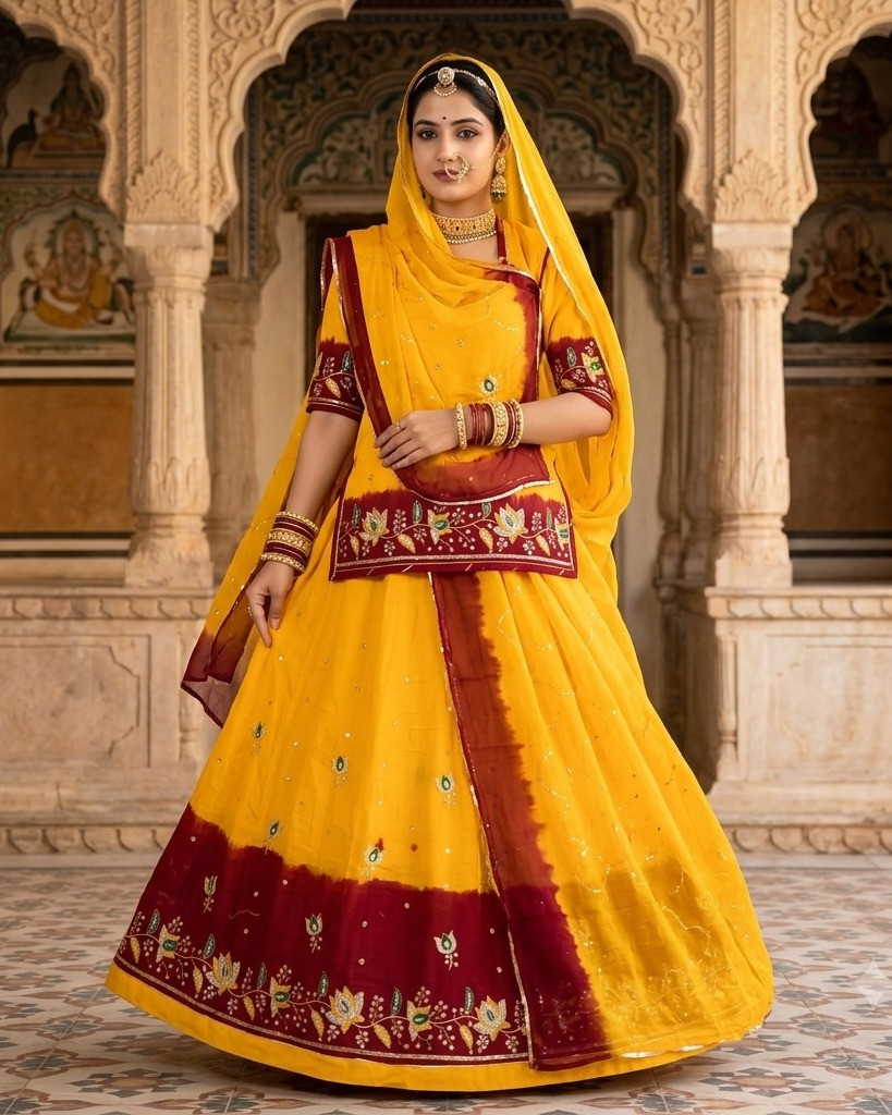 Cotton Peela Boutique Poshak - Elegant Indian Ethnic Wear for Women
