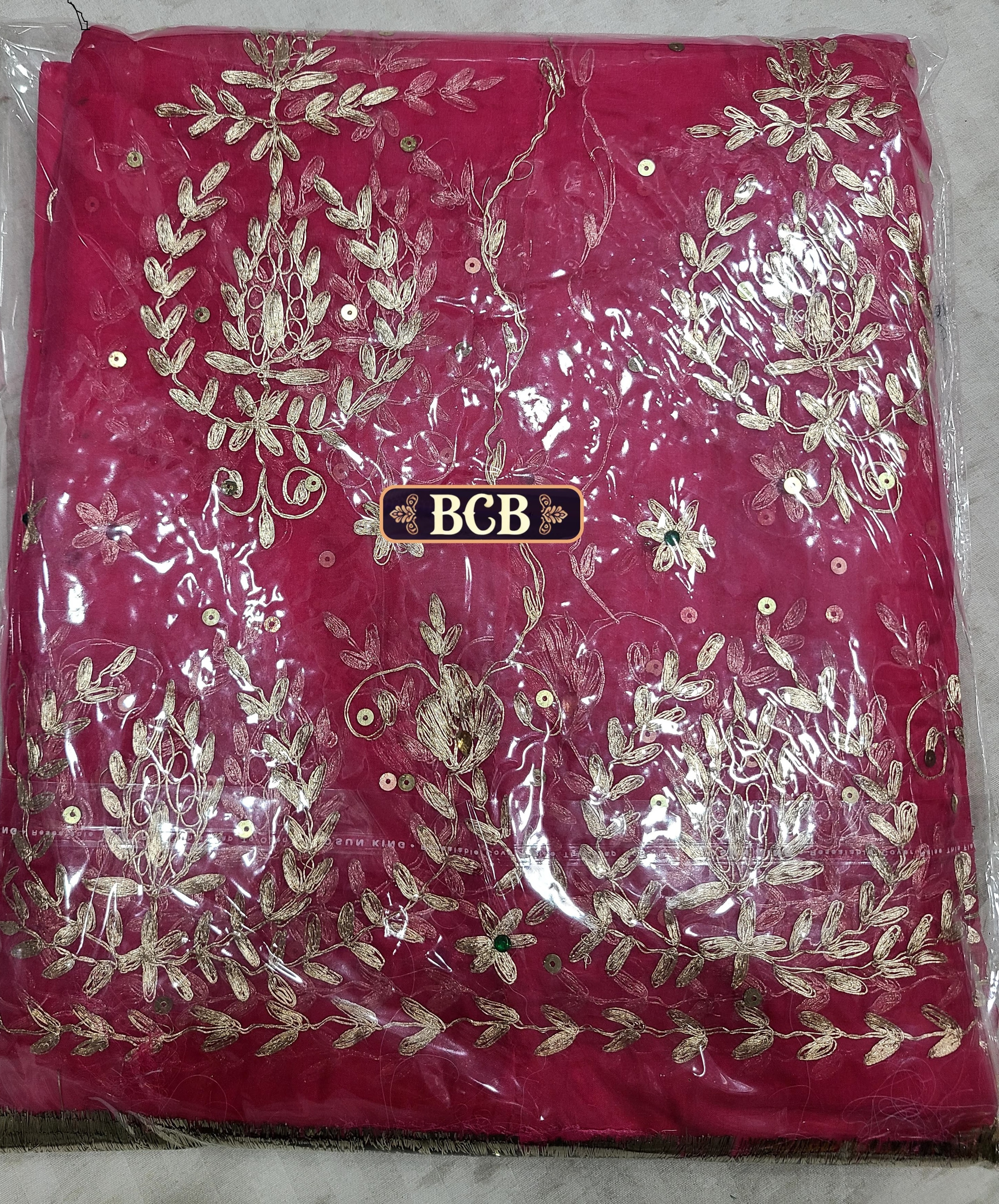 Royal Georgette Zari Pitten With Gota Kiren Rajputi Poshak