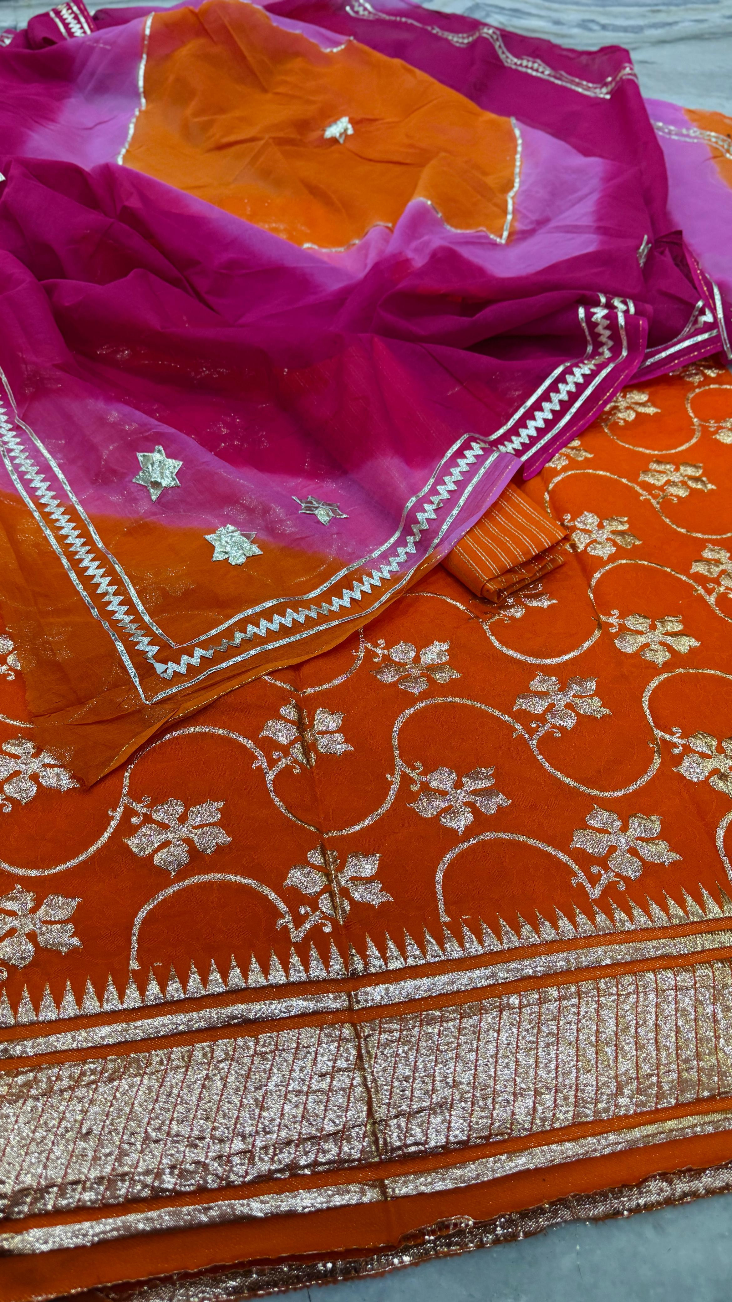 New Gota Patti Rajputi Poshak For Women