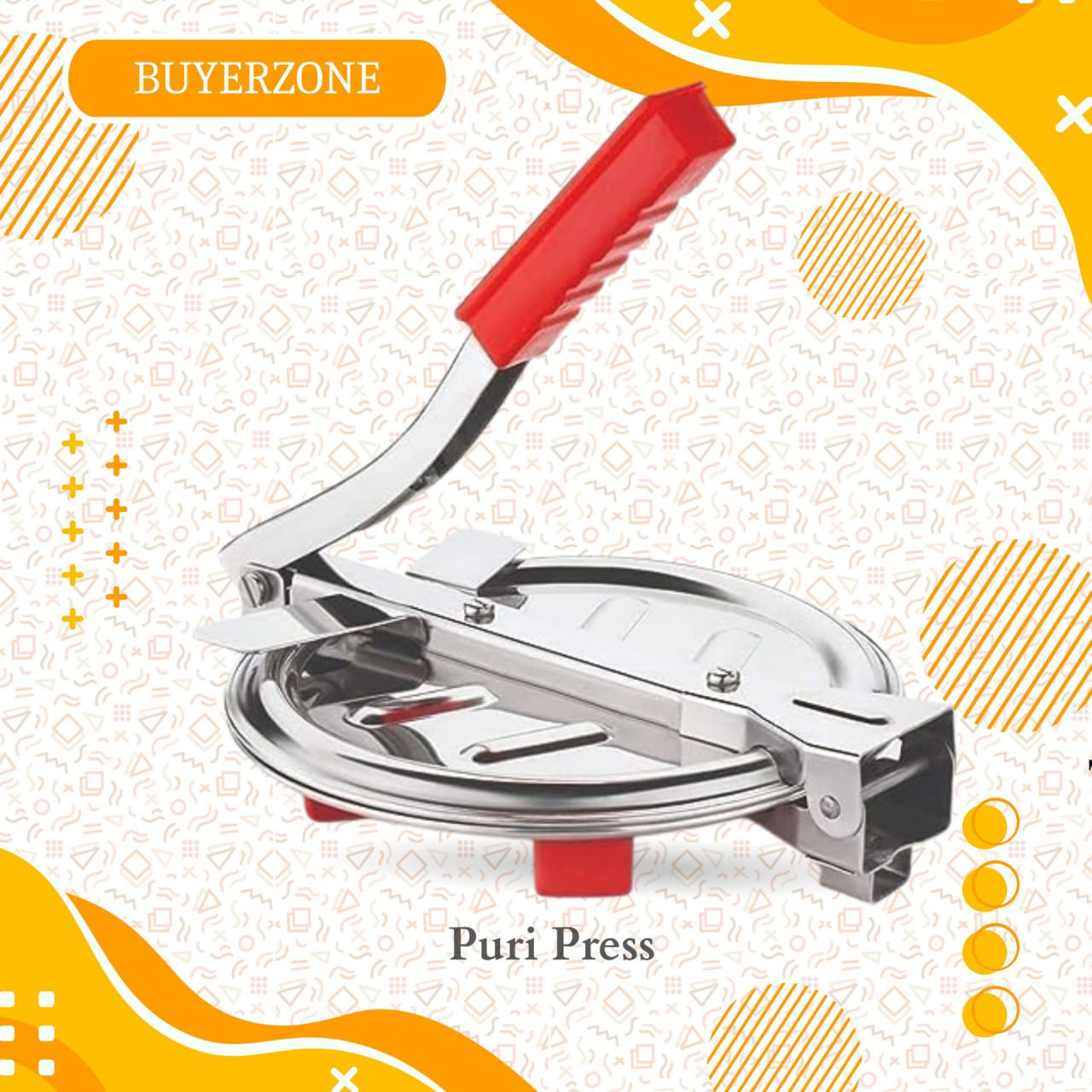 Manual Roti & Puri Press