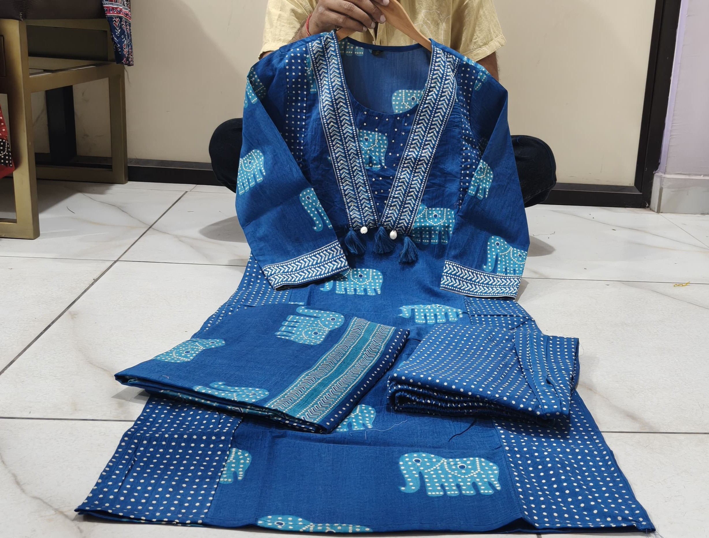 New Beautyfull  Printed Dailywear Kurta Set For Women