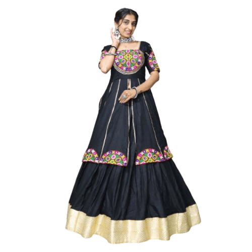 Black charming lehenga for women