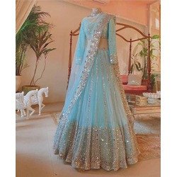 Heavy Sequence Work Designer Lehenga Set For Women