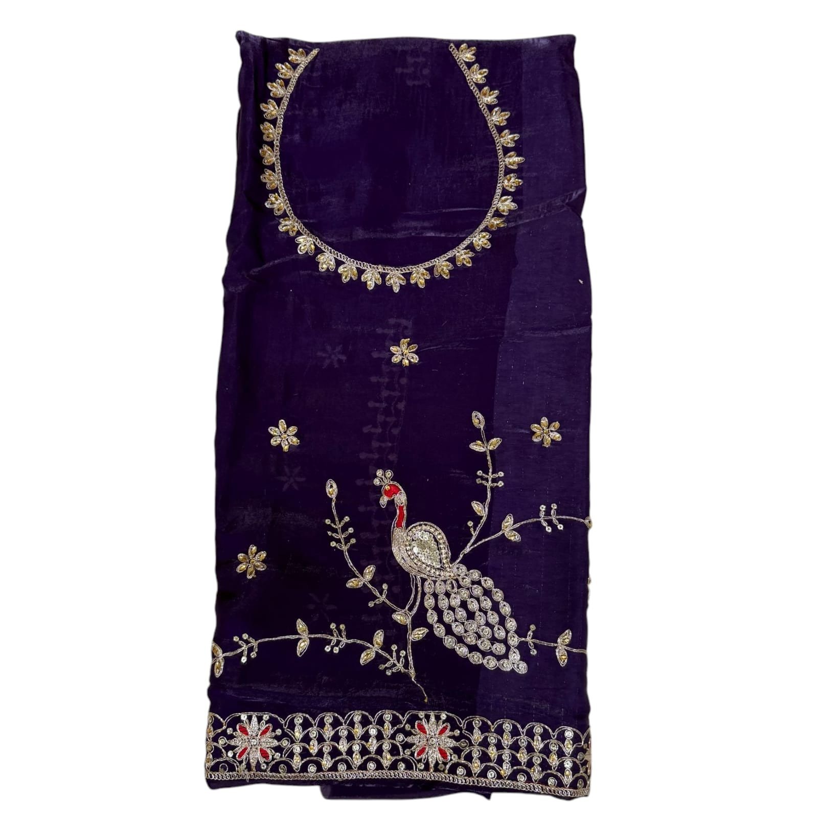 Royal Jimmichhu Poshak Chapat Zari & Kundan Stone Work