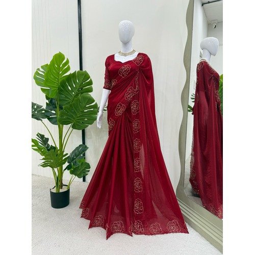 Looking some one for this same colour beautiful Designer Saree  For Women