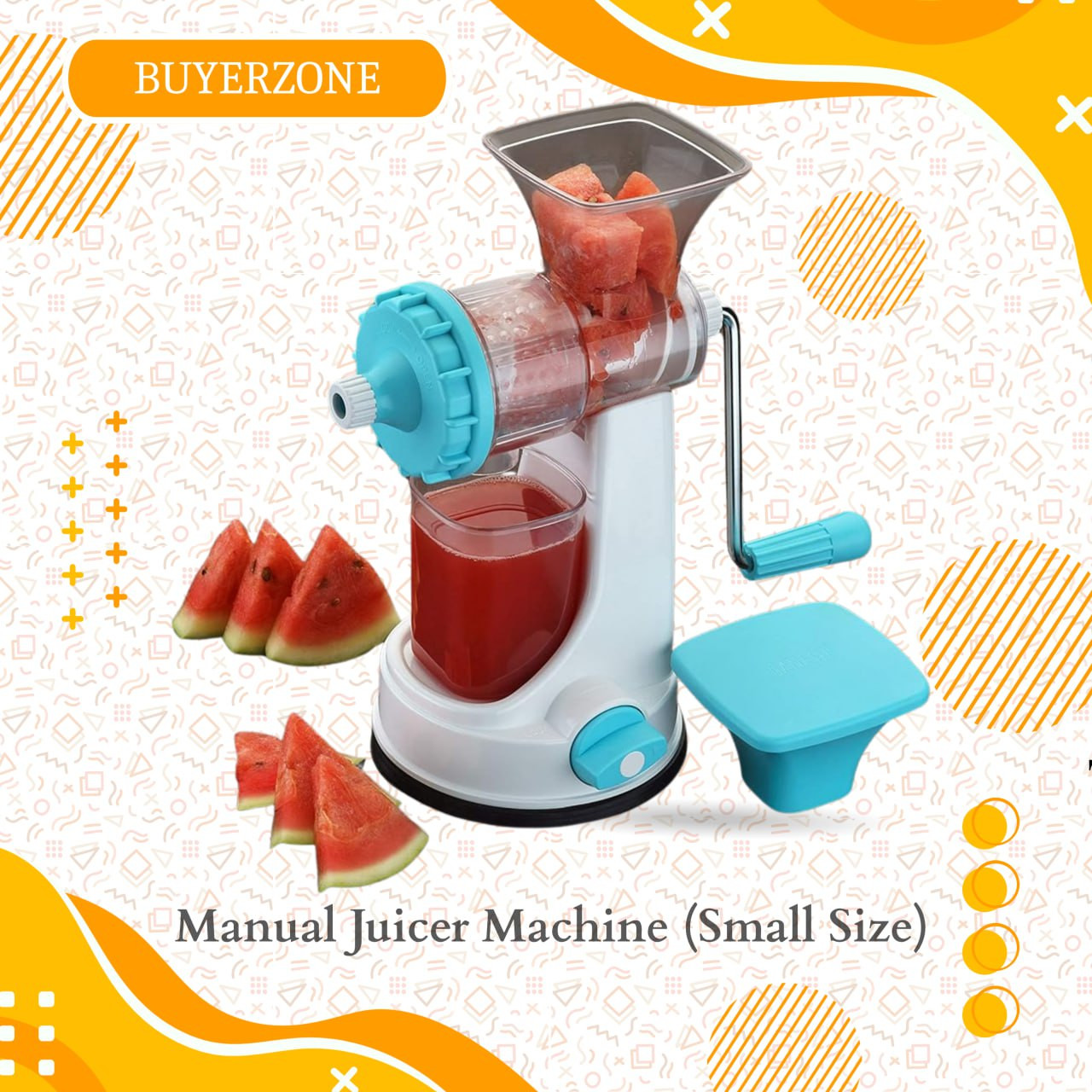 Manual Fruit & Vegetable Hand Juicer Machine