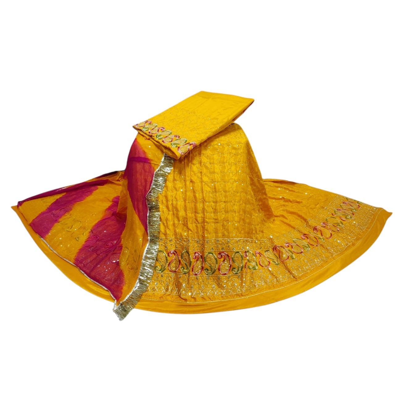 Elegant Rajputi Dress in Heavy Crepe