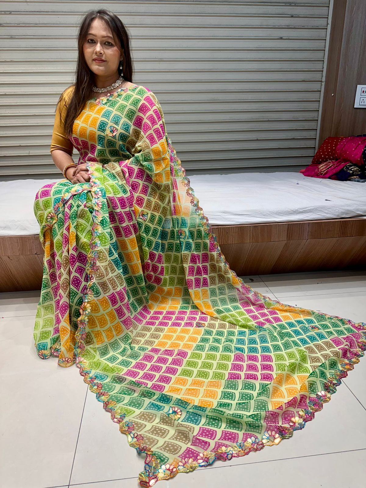 Bandhani A traditional tiedye textile from Rajasthan For Women