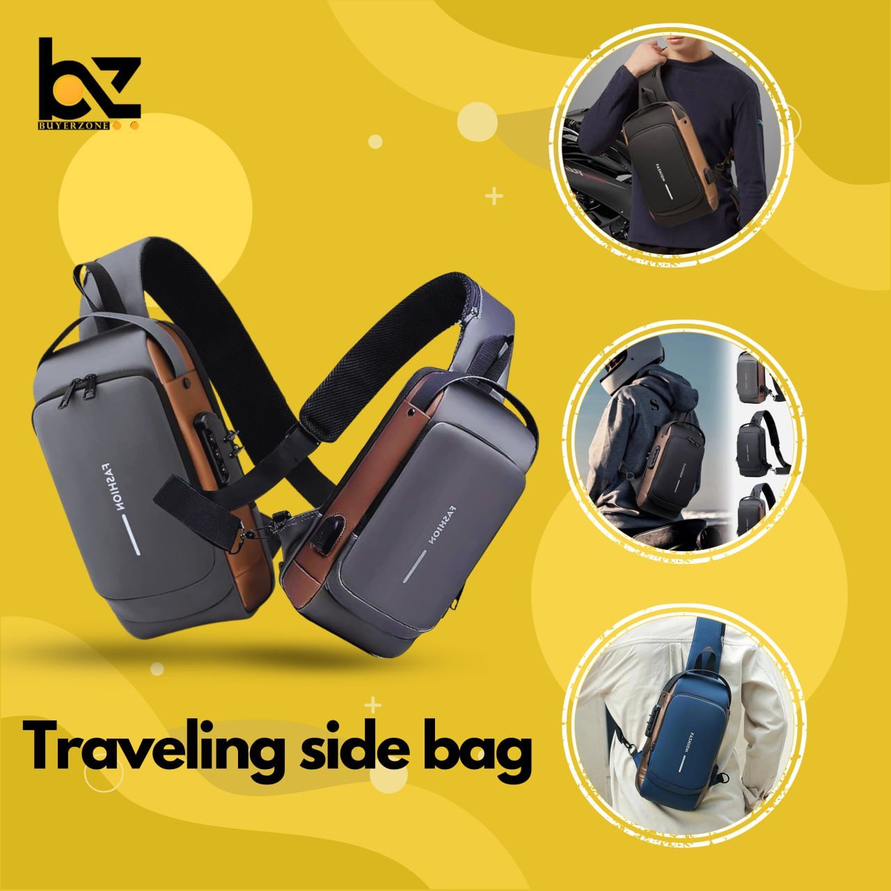 Waterproof Crossbody Sling Bag For Men Women