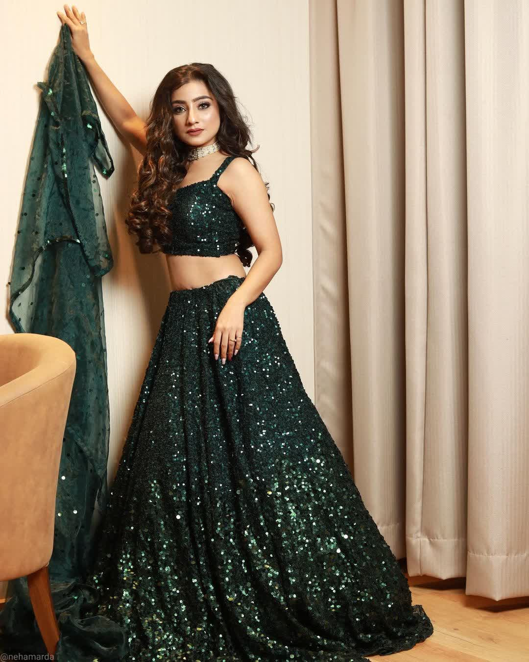 Presenting You Most Amazing Sequins Work Lehenga Set for Women