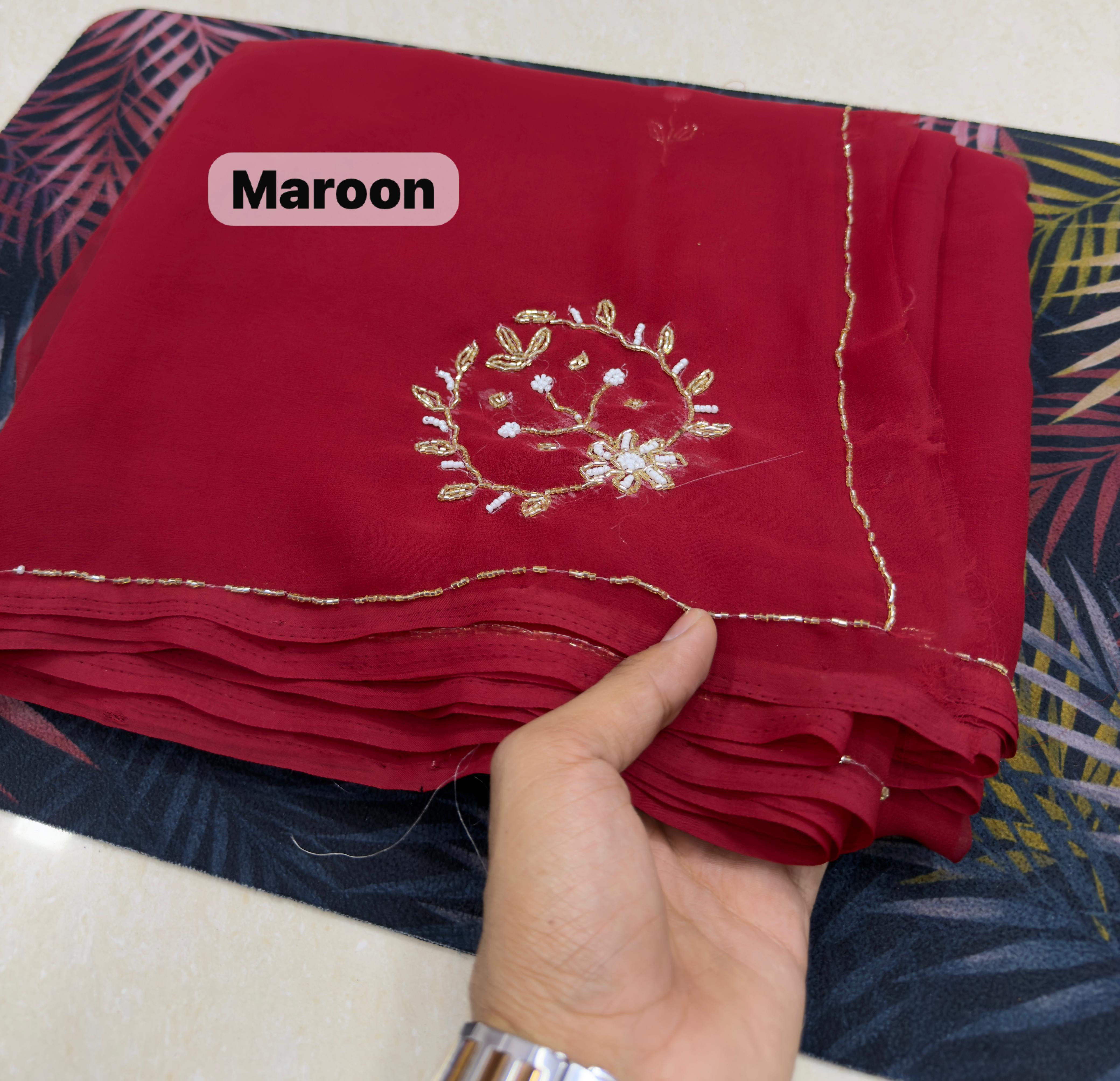 Premium Royal Georgette Rajwadi Style Darbari Saree