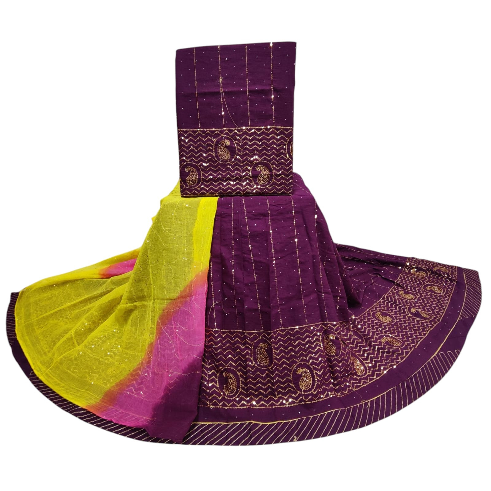 Parampara Cotton Rajputi  Suit Set