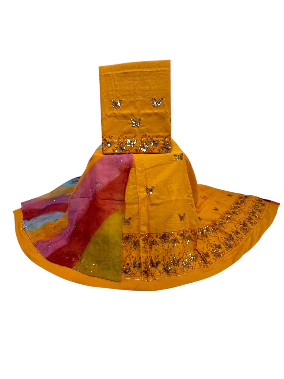 Beautiful  Fancy Cotton Rajputi Suit