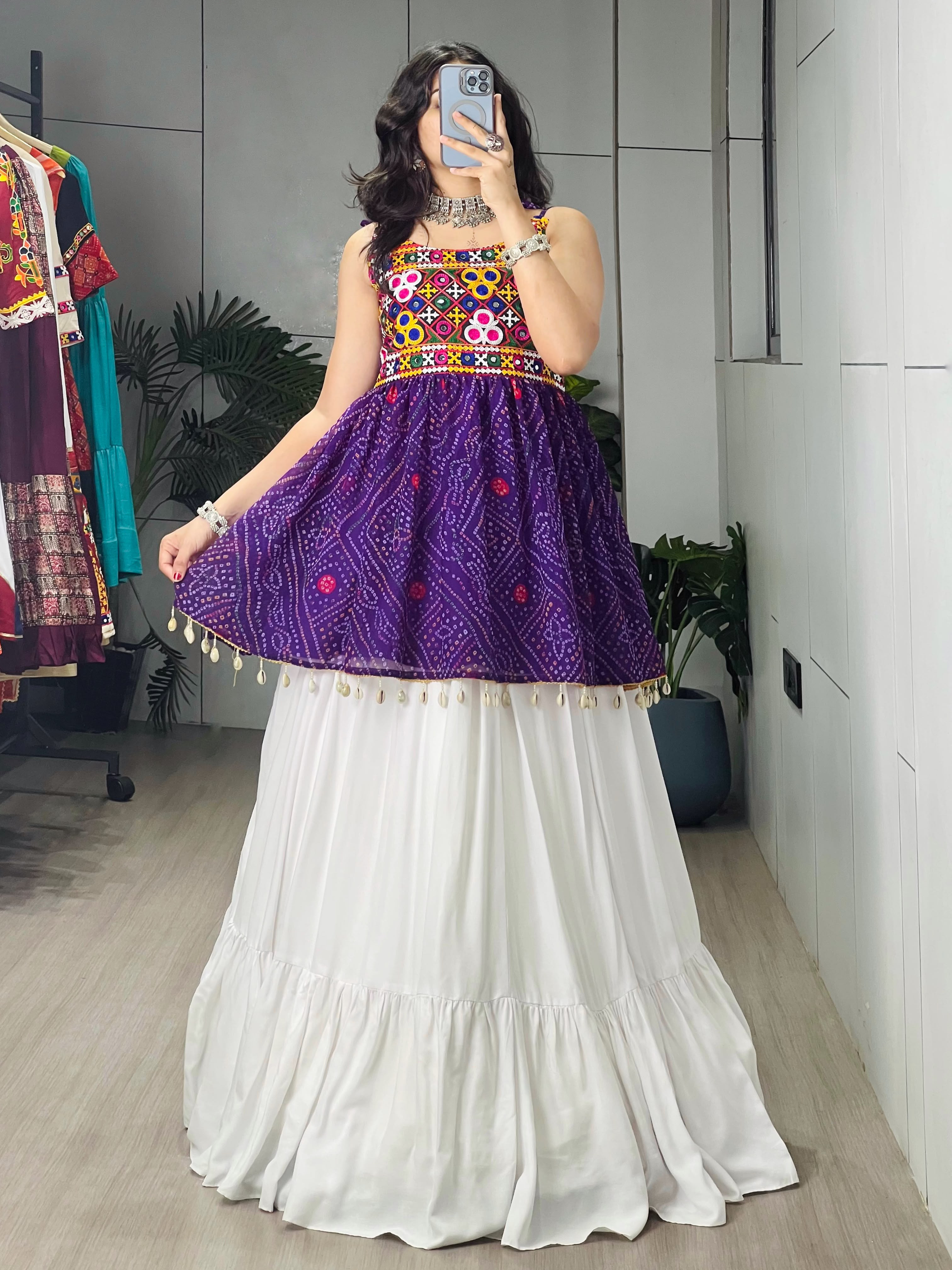 Varnika Ethnic Women Navratri Lehenga with Kediya Set