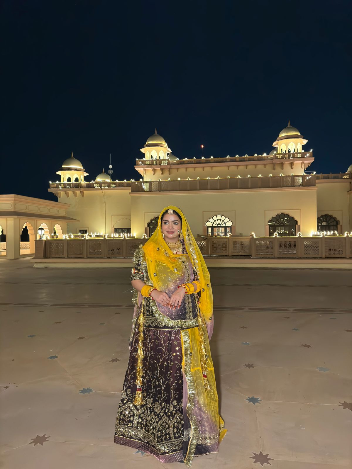 Dark Tissue Latest Design Partywear  Poshak With Sequence And Codding Work