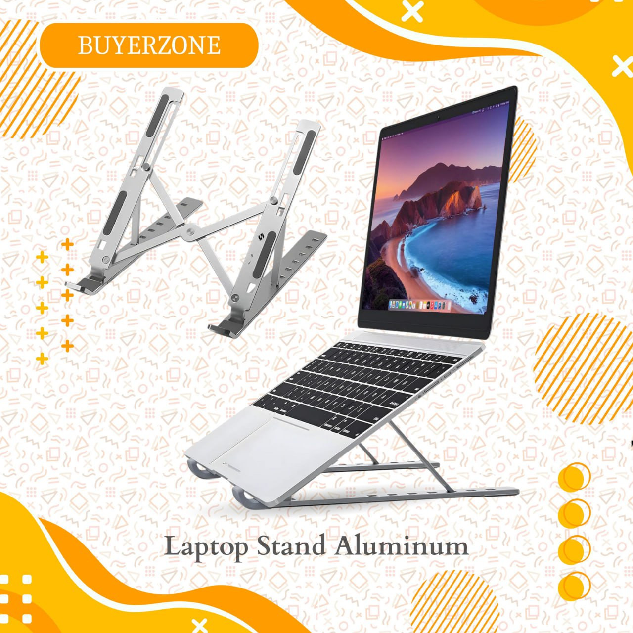 Adjustable Aluminum Laptop Stand