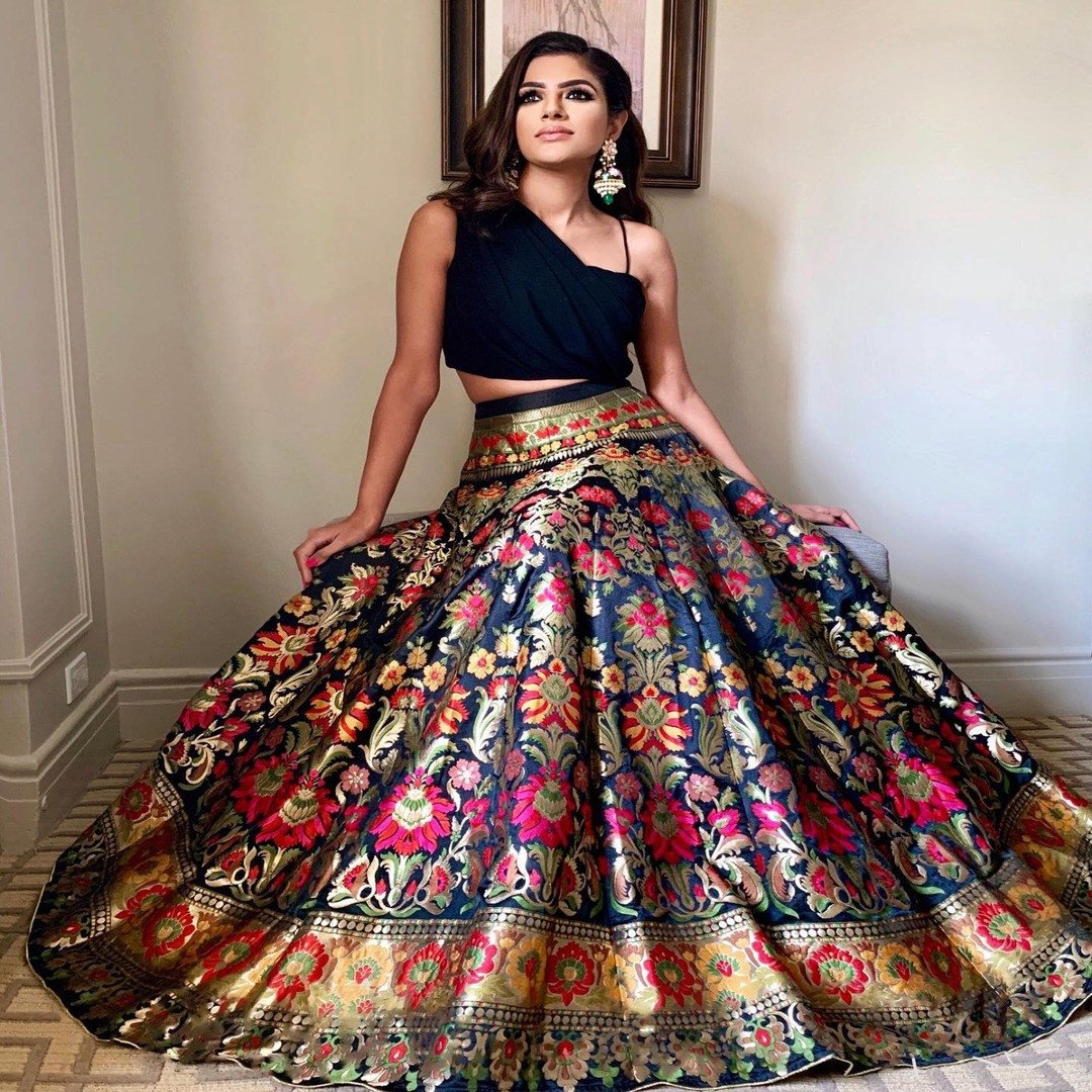Chic Fusion Western Lehenga Set For Women