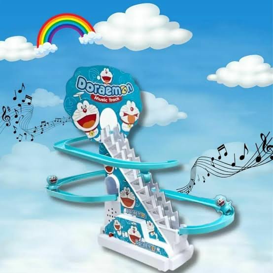 Doraemon Musical Slide Set – Lights, Music & Duck Fun for Kids!