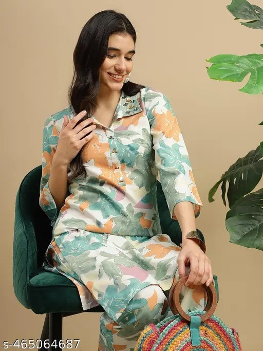 Women’s Printed Co-Ord Set – Stylish Casual Wear