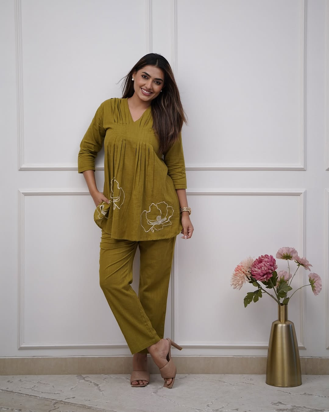 Effortless Everyday Style Chic Cotton Co-ord Set