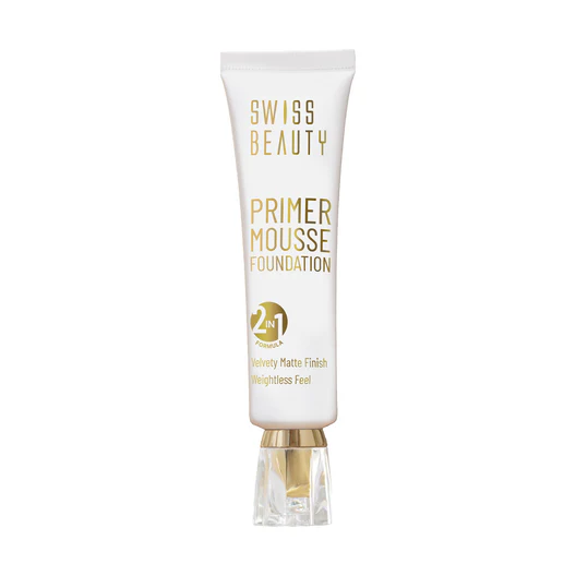 Swiss Beauty Primer Mousse Foundation | Matte Finish
