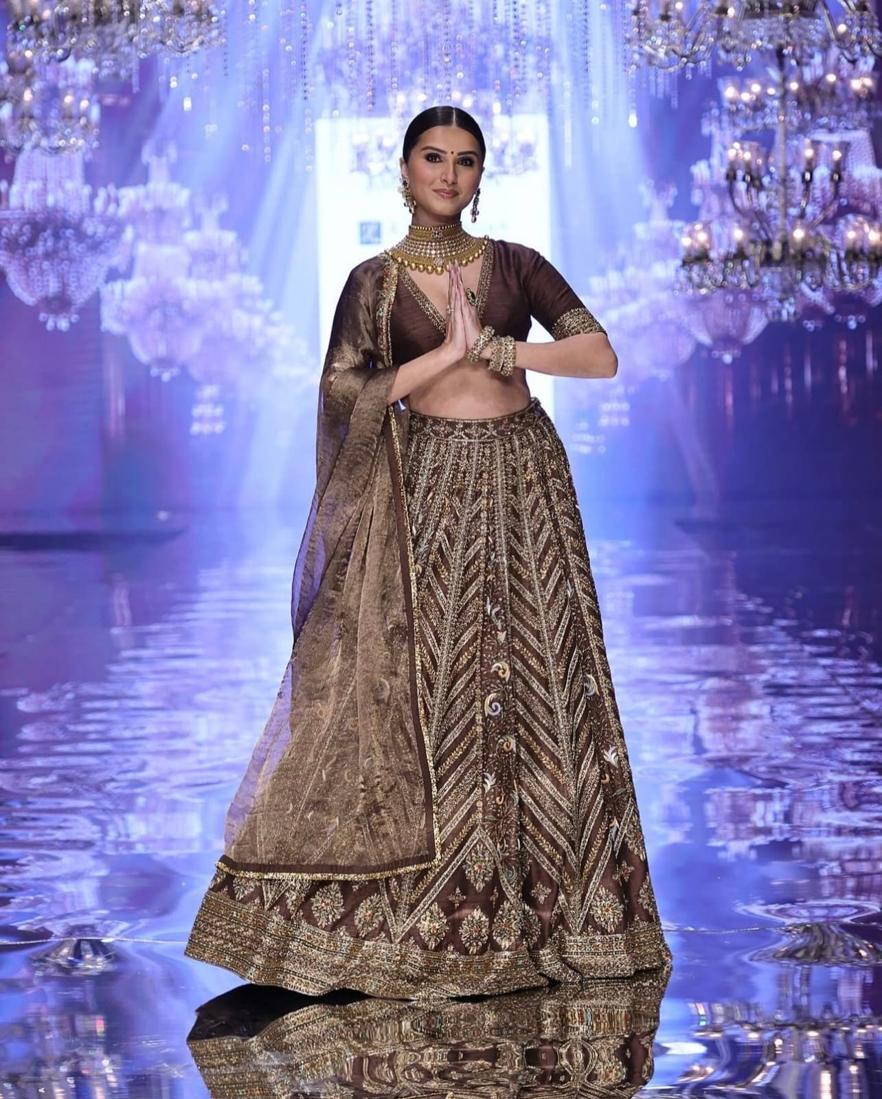 Premium Thai Silk Lehenga Set With Heavy Cancan And Canvas