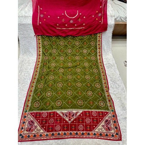 Kutchi Gharchola Saree For Special Occasional.