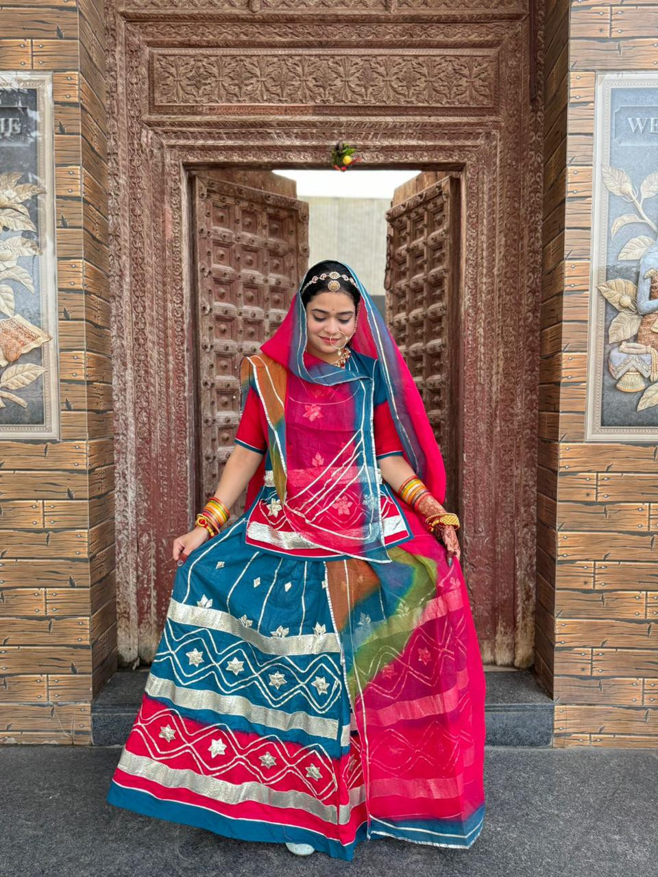 Heavy Cotton 24 Kali Suit With Heavy Laffa Gotta Work(Semi Stich)