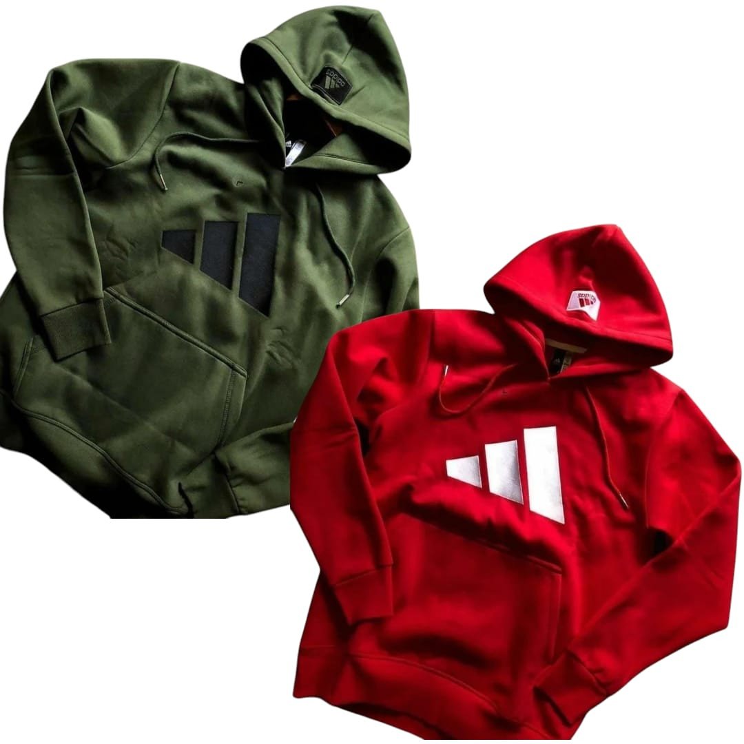 Vibrant Print Adidas Recommended Winter Hoodie Combo Set