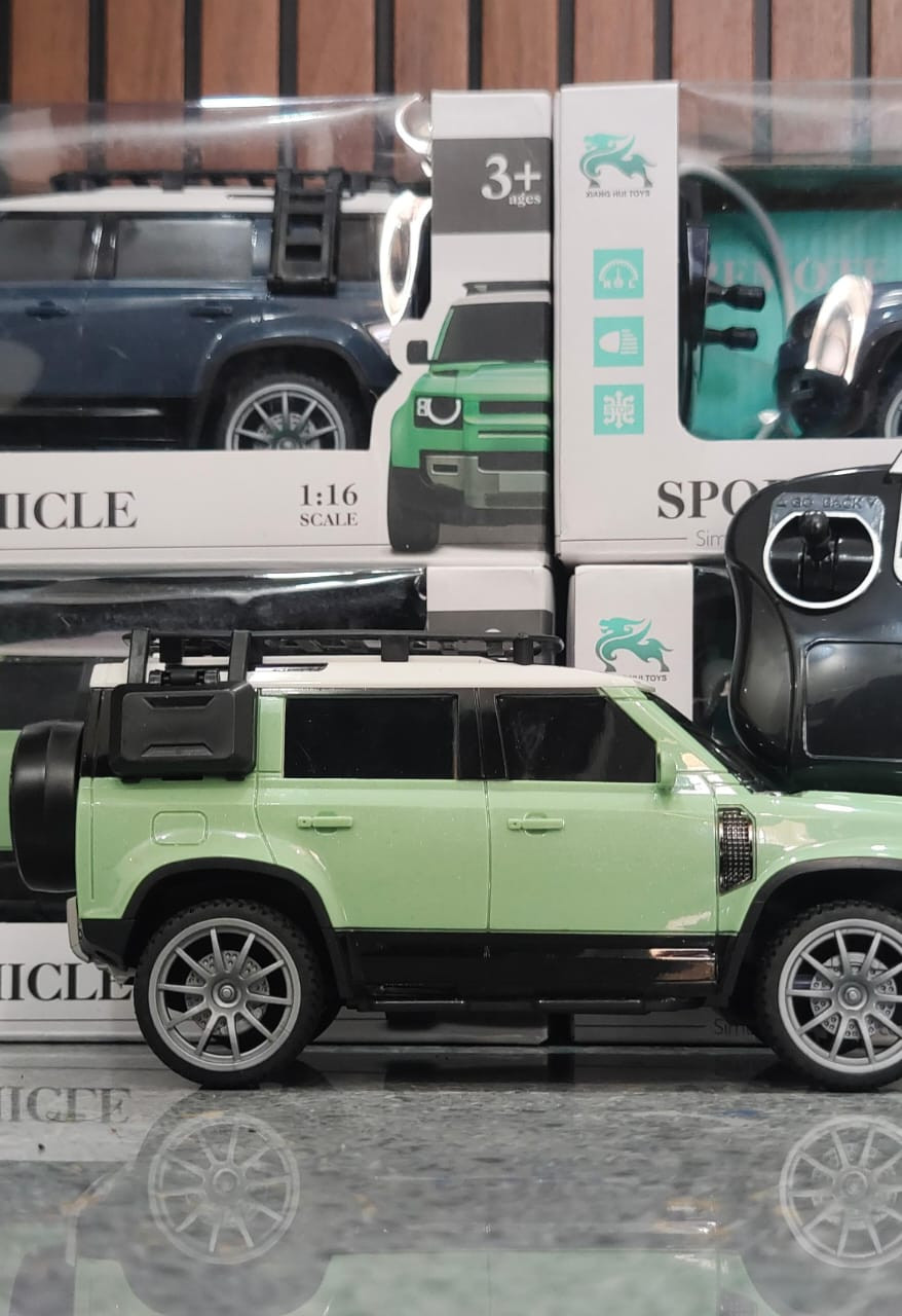 "Land Rover Defender Remote-Controlled Car: Rugged Off-Road Power in Miniature"