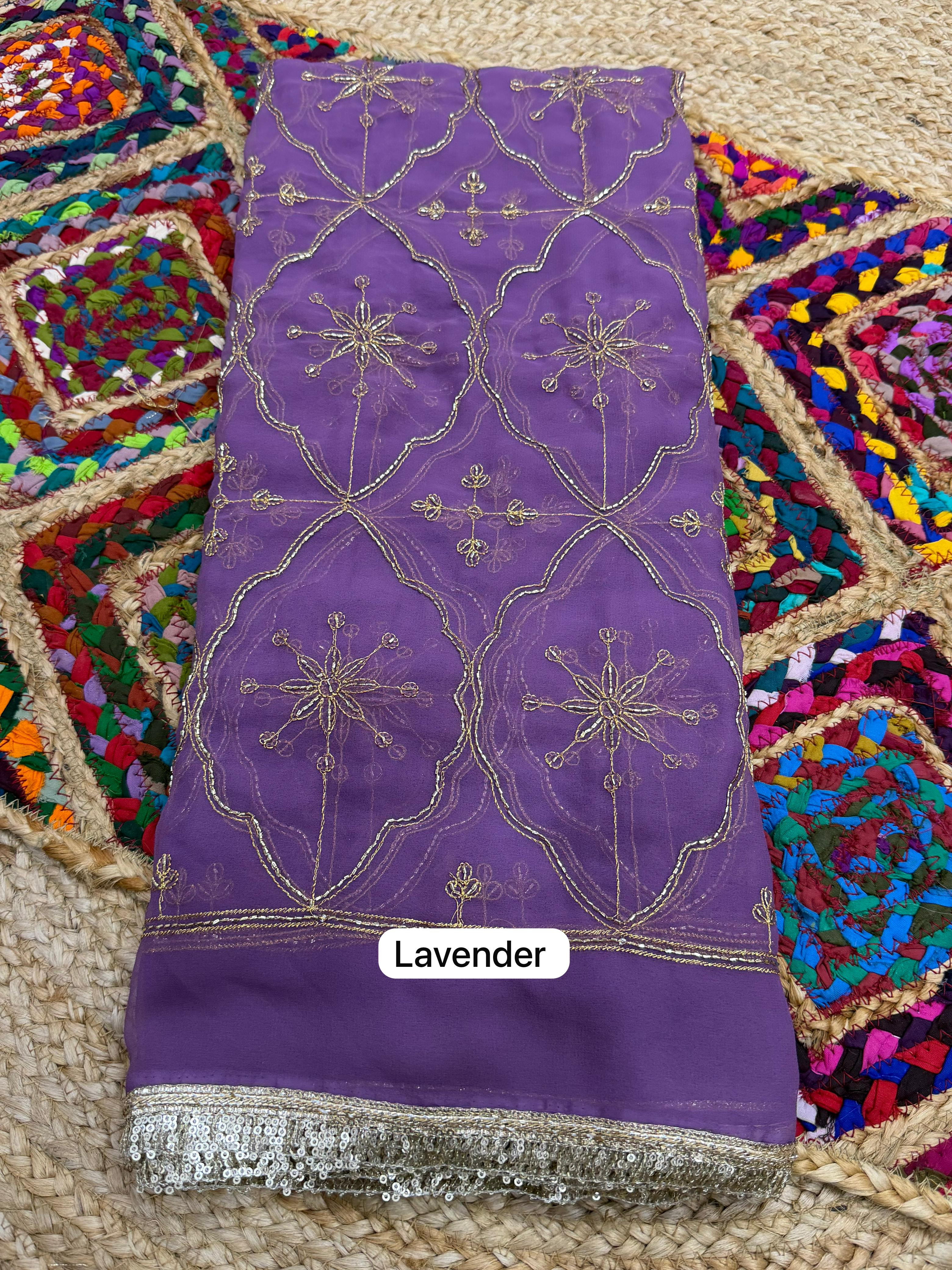 Royal Georgette Rajputi Saree