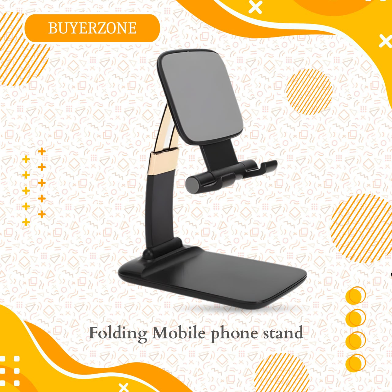 Adjustable Folding Phone Stand Holder for Desk - Portable & Universal Compatibility