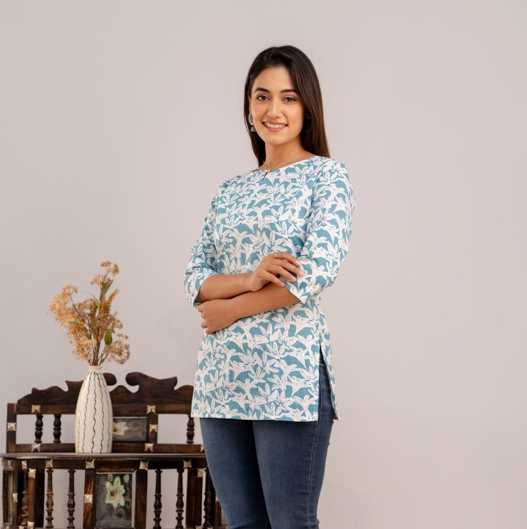 Printed Daily Wear Short Kurti