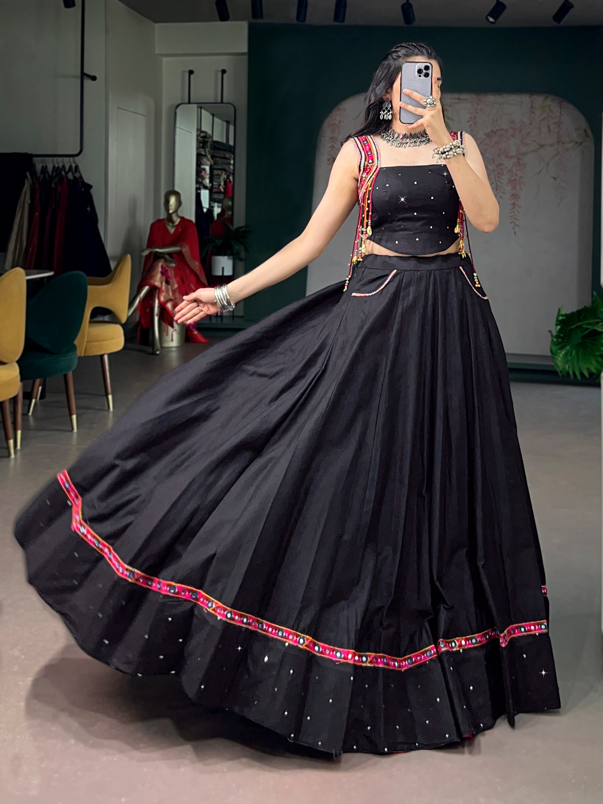 Premium Festival Chaniya Choli Lehenga Set | Women's Traditional Indian Outfit
