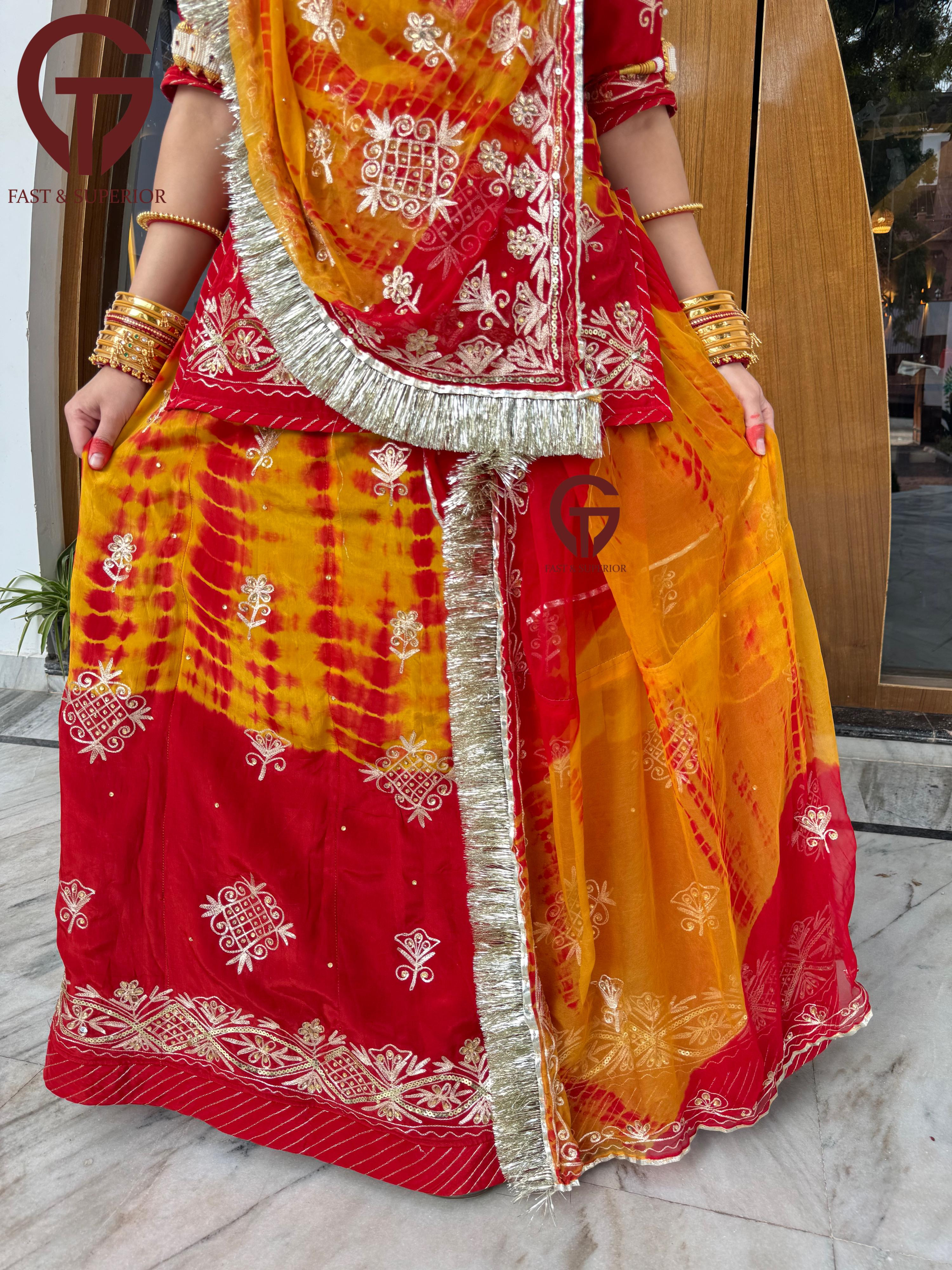 Kaju katri design rajputi poshak