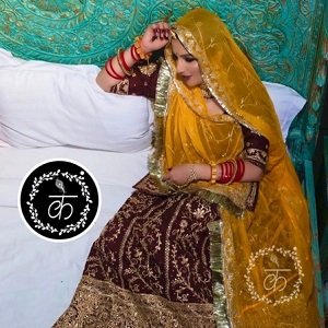 Premium Quality Humrahi Pure Bridal Rajputi Poshak