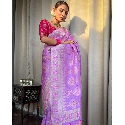 Beautiful Art Silk Saree  For Women