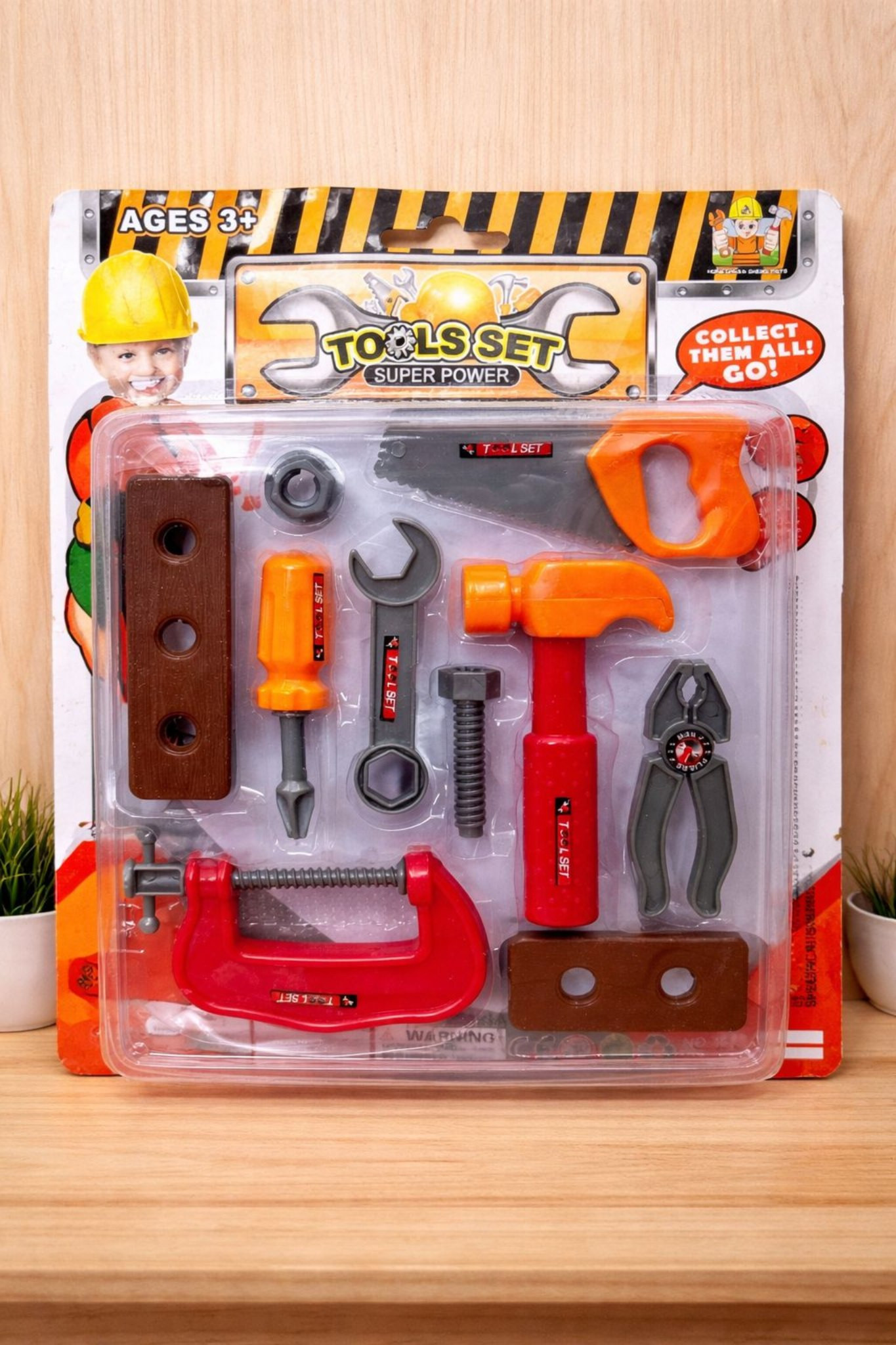 Pretend Play Construction & Repair Tools Toy Set