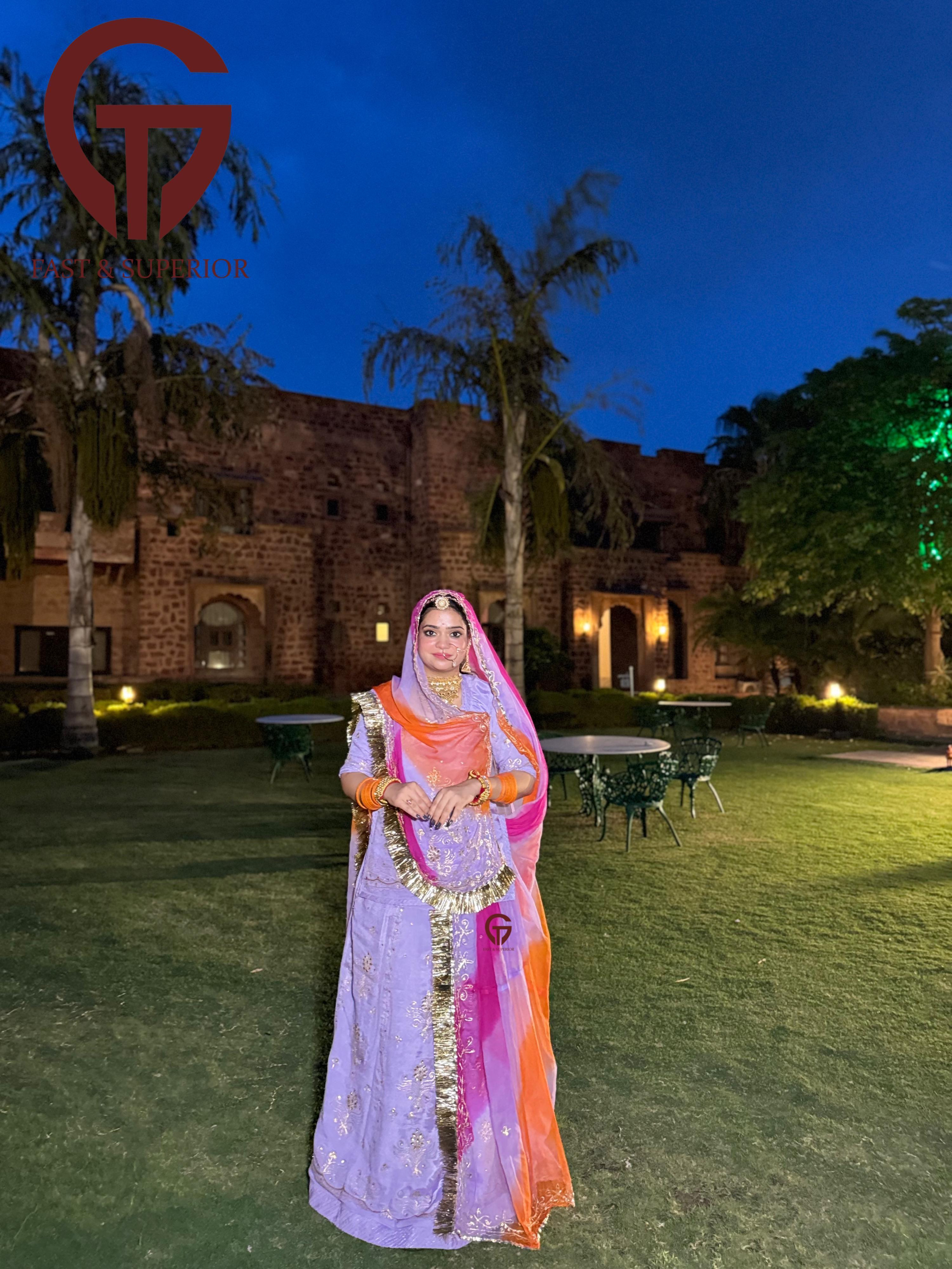 Important crap sout rajputi poshak