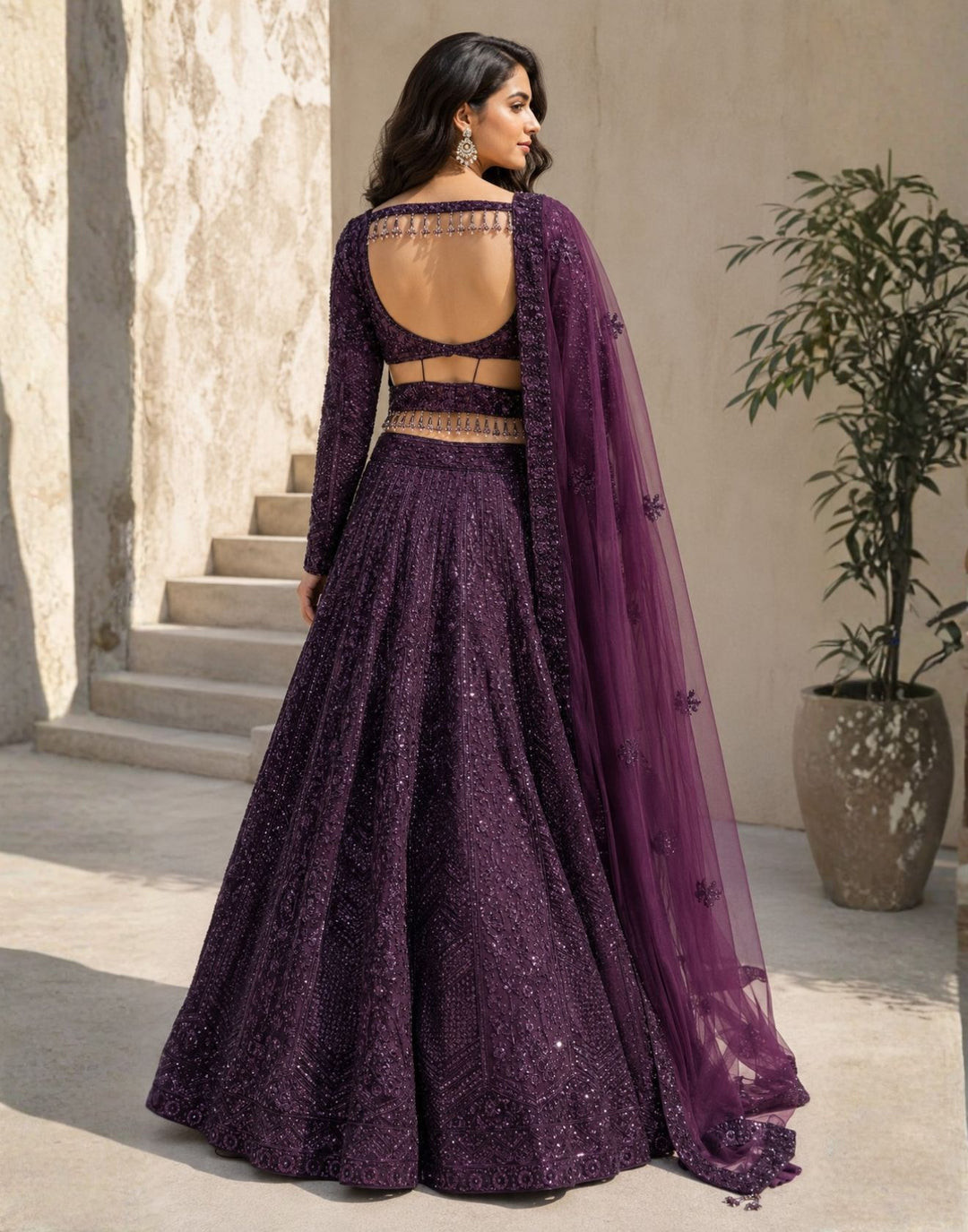 Premium Kasturi Silk Sequins & Dori Work Lehenga Choli With Butterfly Net Dupatta – Heavy Cancan & Canvas | Semi-Stitched Upto XXL