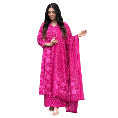 Voluminous anarkali suit for women