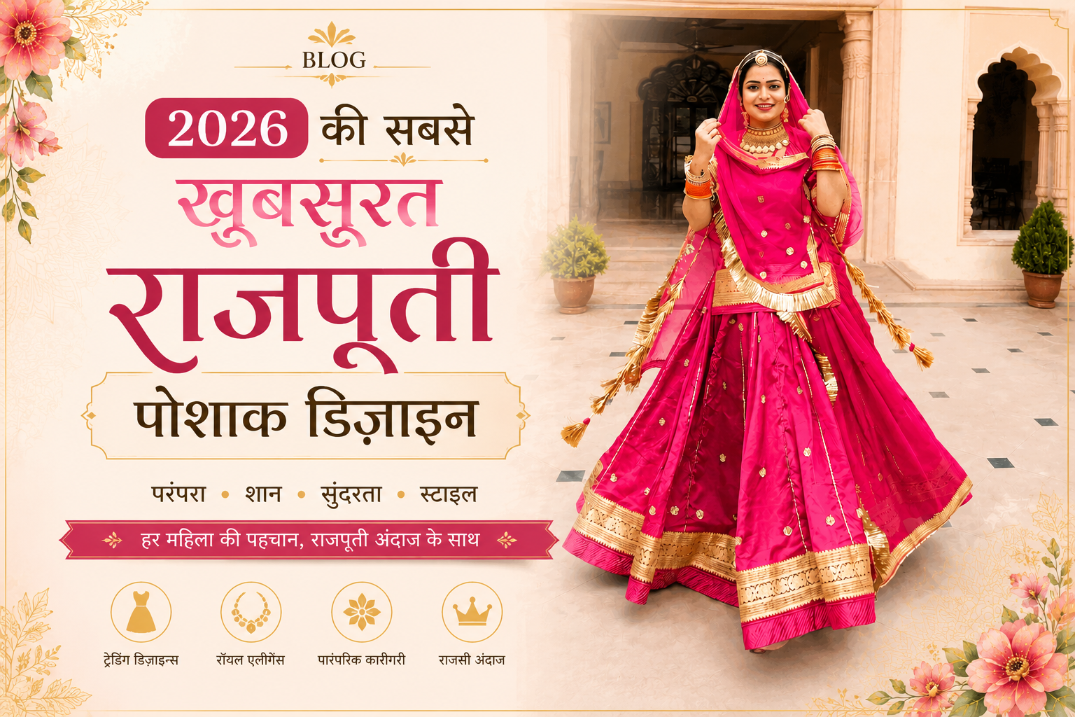 2026 की सबसे खूबसूरत राजपूती पोशाक डिज़ाइन