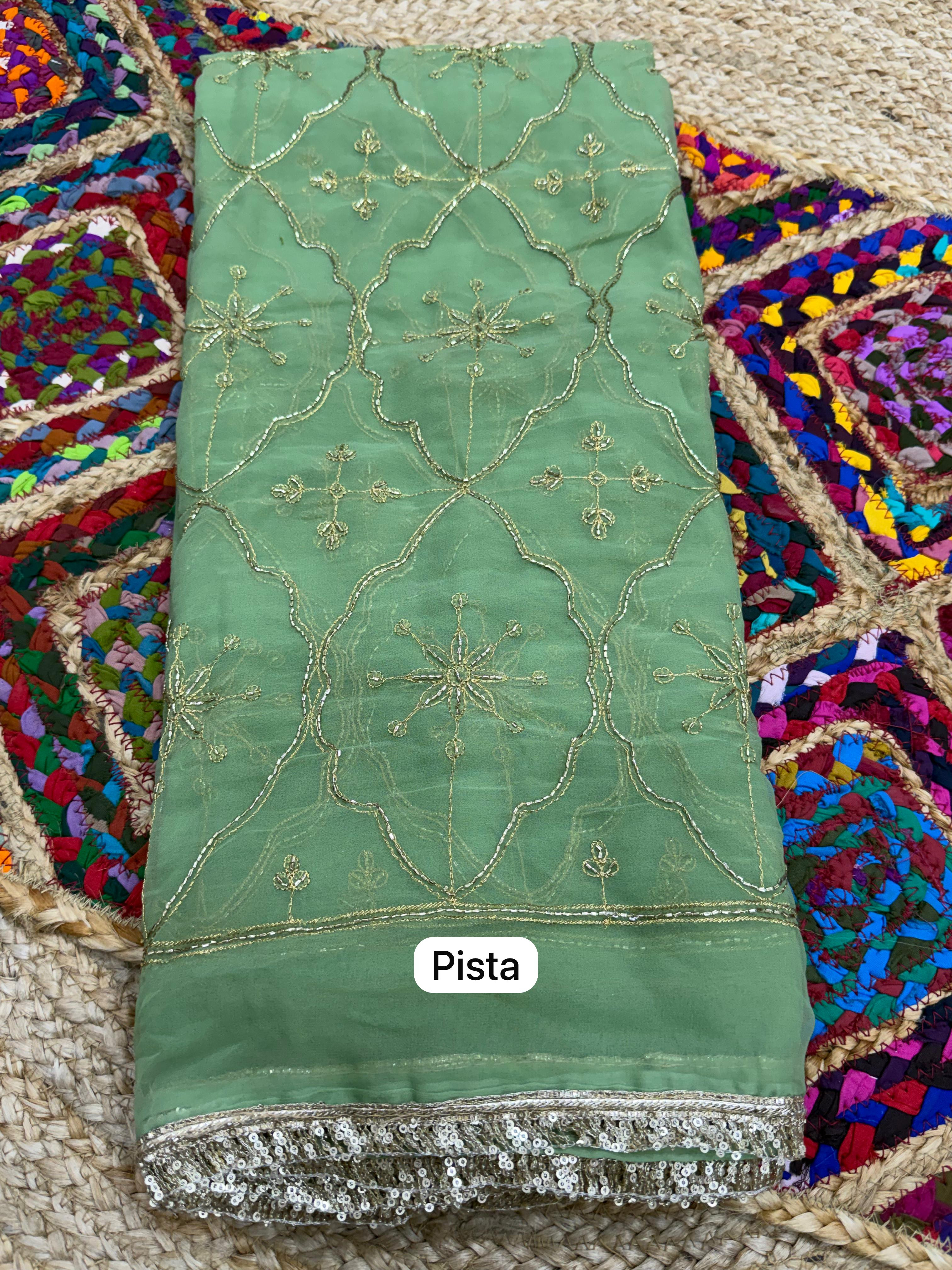 Royal Georgette Rajputi Saree