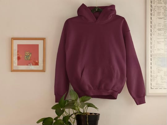 Solid Men’s Full Warm Winter Hoodie